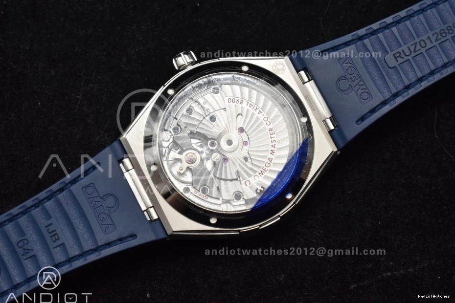 Blue Ceramic A8900 Gummy Blue Strap Super 1:1 Clone VSF Blue Edition Constellation on Dial Breathable Best SS 546 0812